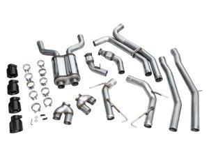 Audi S6 Performance Exhaust - AWE Tuning - Track Edition - Diamond Black - `19-`23